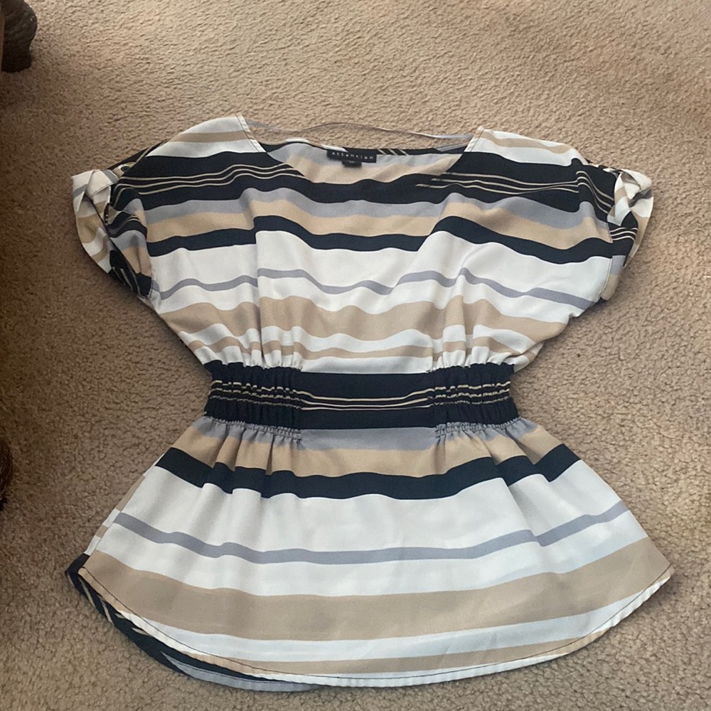 Blouse with Fitted Waist